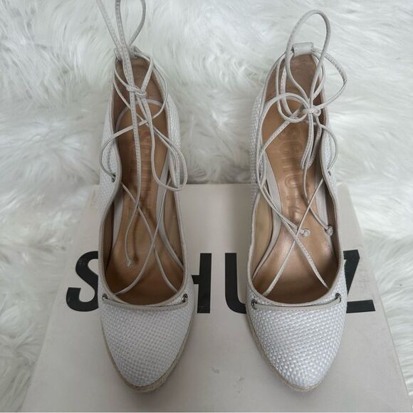 NIB Schutz Lunna Espadrille Wedge - Picture 2 of 11